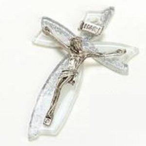 Crocefisso Mini in Vetro di Murano