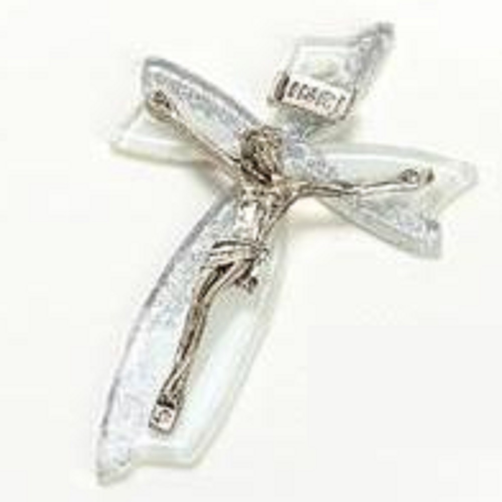 Crocefisso Mini in Vetro di Murano