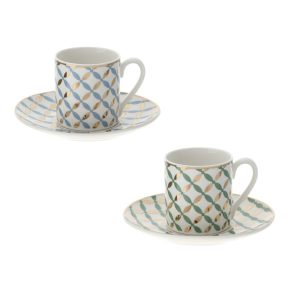 Set 2 Tazzine Caffè VLK Design – Hervit