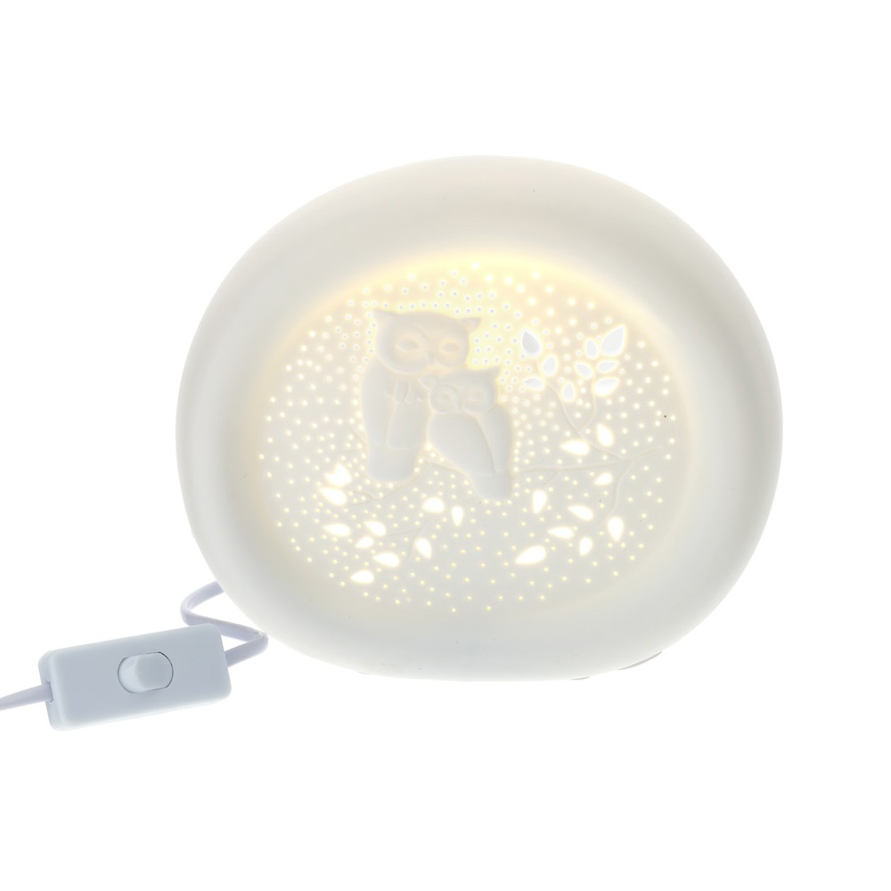 Lampada Oblò con Civette – Hervit