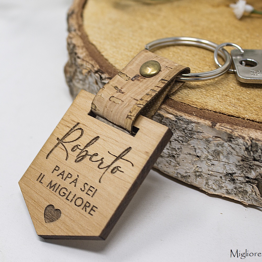 Portachiavi Papà Personalizzabile