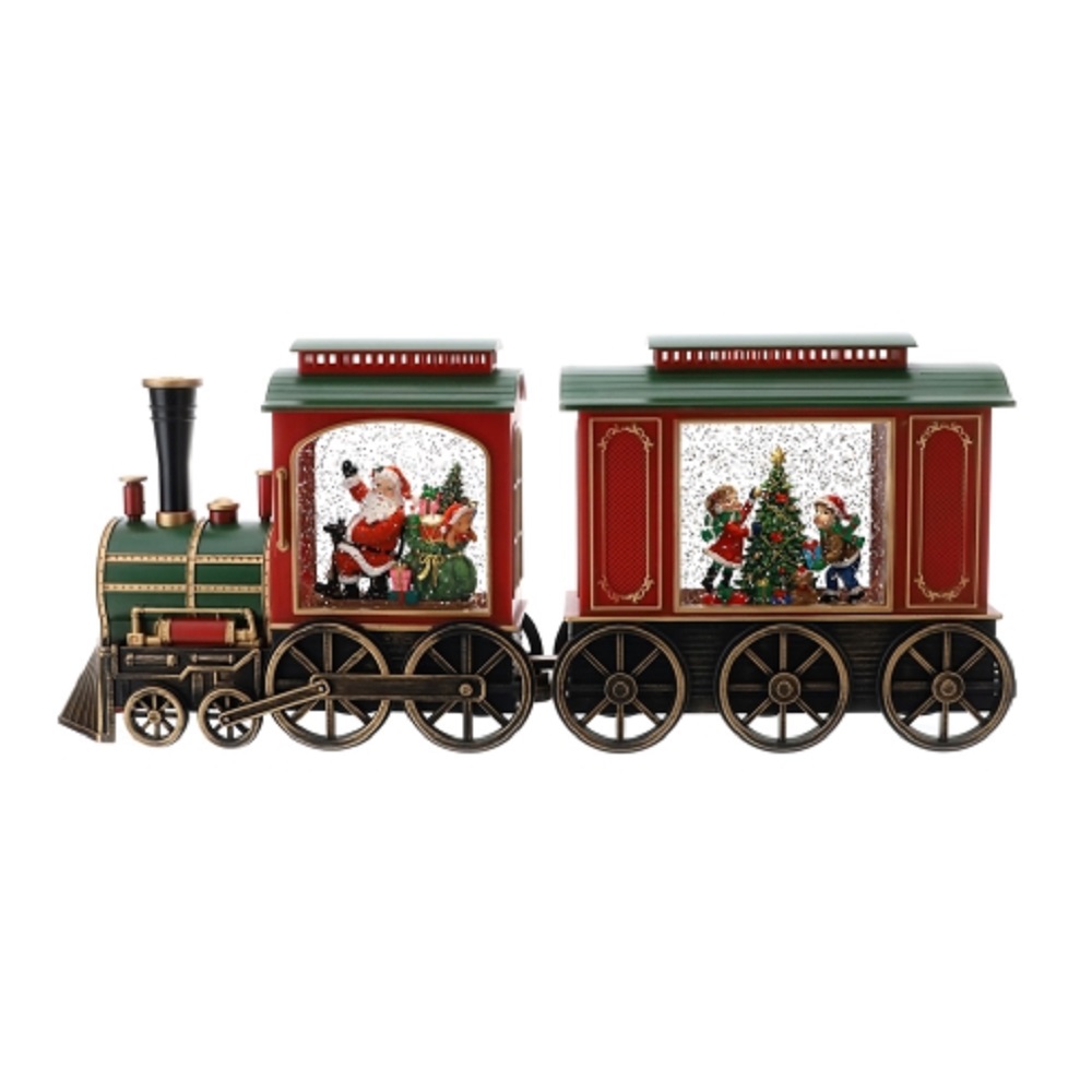 Treno con Vagone, Musica, Acqua, Glitter in Movimento e Luci Led – Hervit