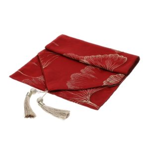 Runner Jacquard Ginkgo Rosso – Hervit