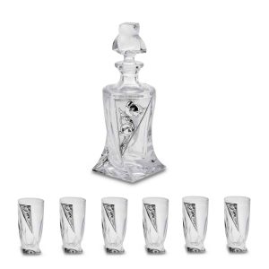 Bottiglia con 6 Bicchieri Vodka – New Daniel