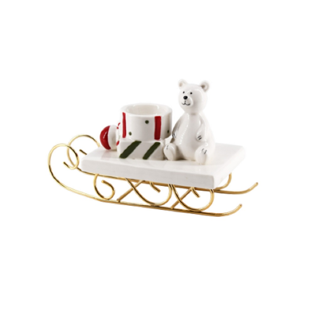 Slitta con Orsetto e Tea Light