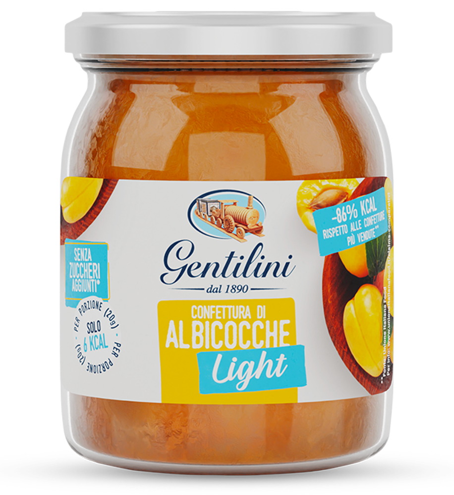 Gentilini Light Confettura Albicocca 220g