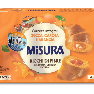 Misura Fibrextra Cornetti Integrali Zucca, Carota e Arancia 308g