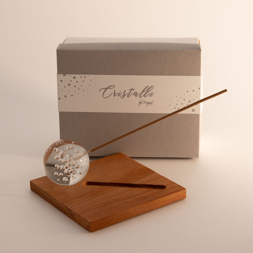 Sfera con Bolle Porta Incenso – Margot