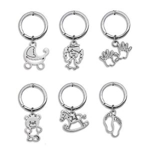 Portachiavi Bebè in Argento