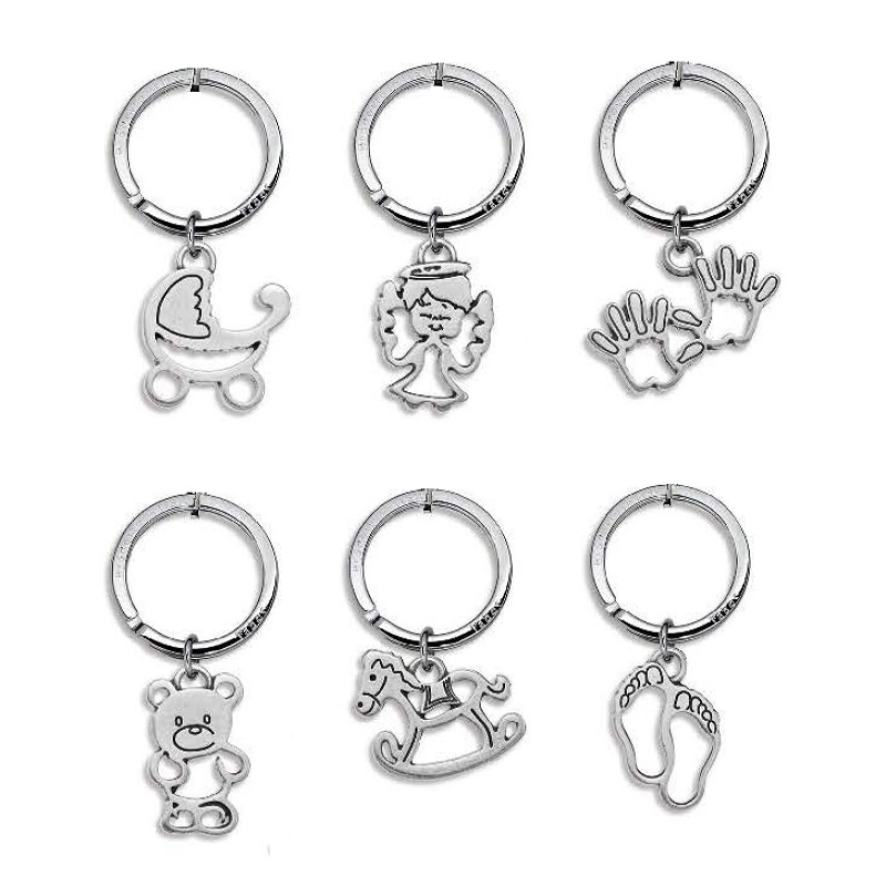 Portachiavi Bebè in Argento