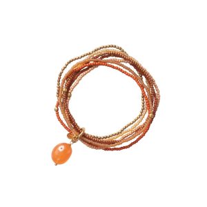 Bracciale Nirmala Cornalina Arancio – A Beautiful Story