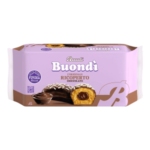 Bauli Buondì Originale Brioche a Lievitazione Naturale Ricoperto al Cioccolato 276g