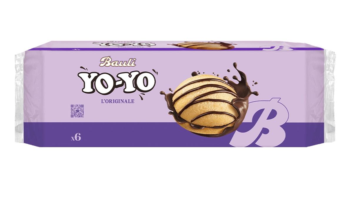 Bauli Yo-Yo Merendina Con Crema al Cioccolato 210g