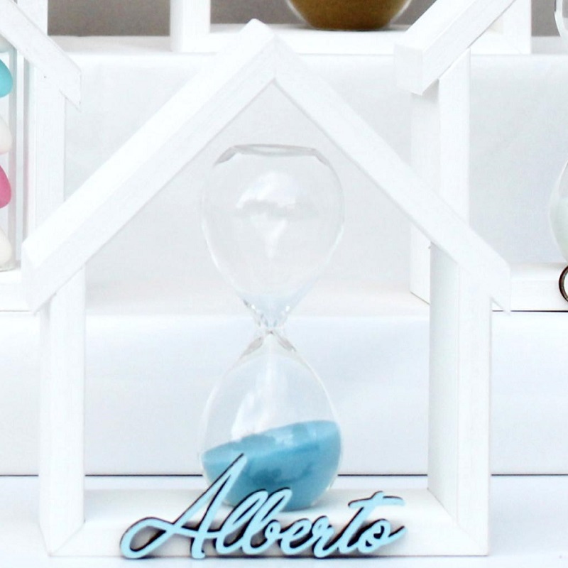 Clessidre in Casette in Legno Personalizzabili