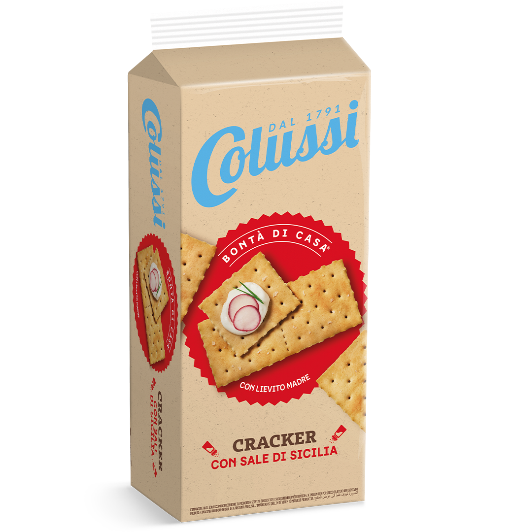 Colussi Cracker con Sale di Sicilia 500g