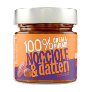 Crema Pura di Nocciole Tostate e Datteri 100% Biologica 175g