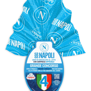 Crispo SSC Napoli Uovo al Cioccolato a Latte con Sorpresa 220g
