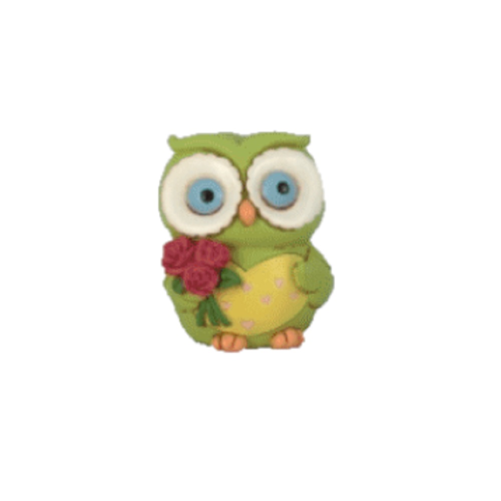 Salvadanaio Gufo Verde Gufi Matti