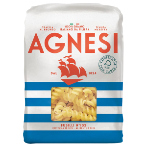 Agnesi Fusilli n°102 Pasta di Grano Duro 500g