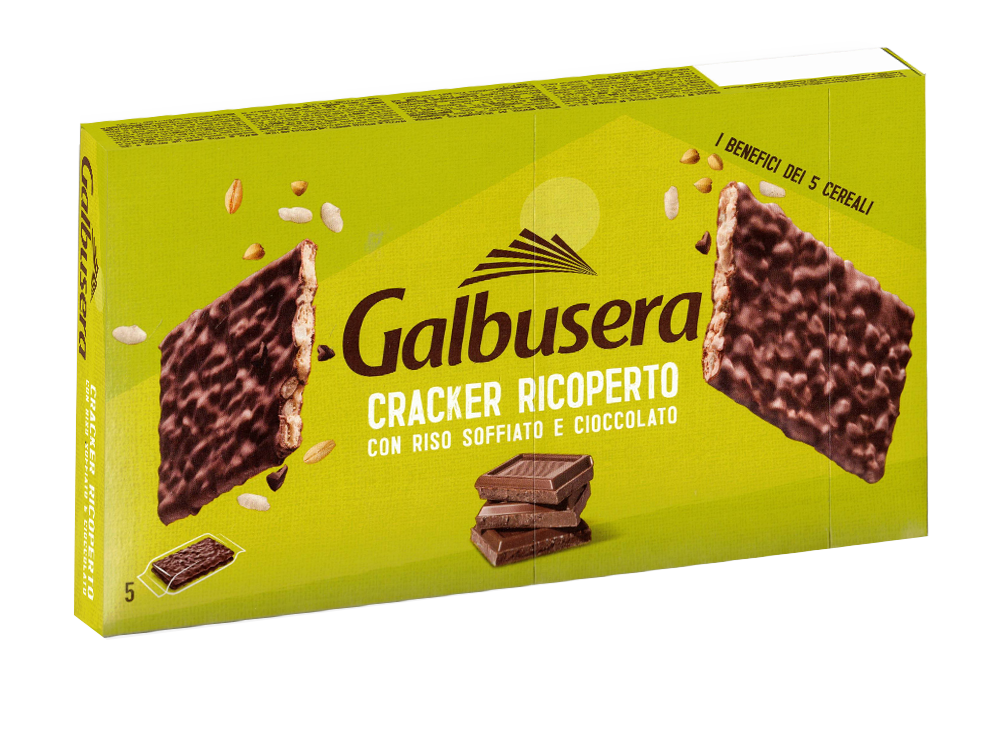 Galbusera Cracker con Riso Soffiato e Cioccolato al Latte 150g