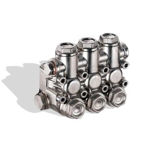 Testata completa nichelata per Pompa NMT CAR WASH