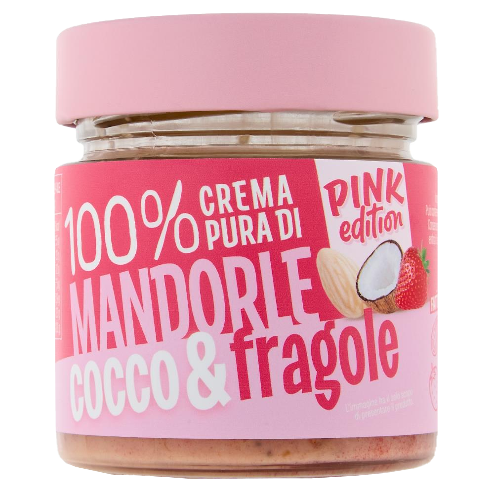 Euro Company Crema di Mandorle, Cocco e Fragole 175g