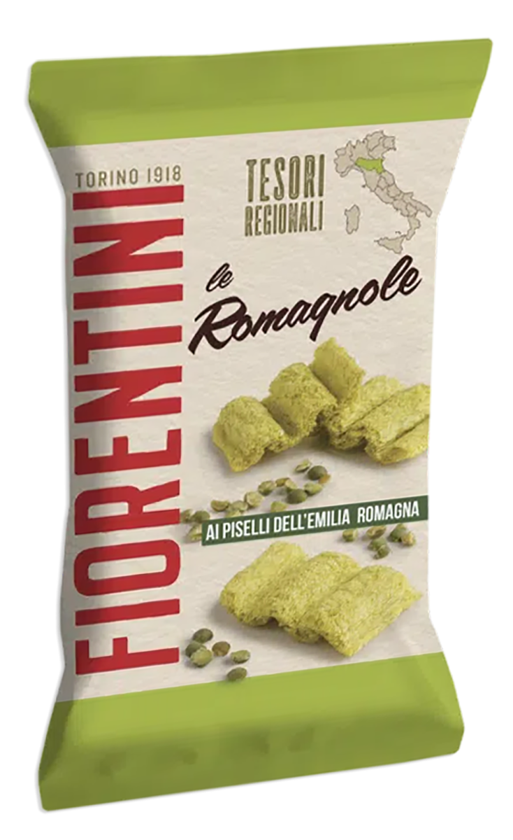 Fiorentini Le Romagnole Focaccine di Piselli al Sale Marino 60g