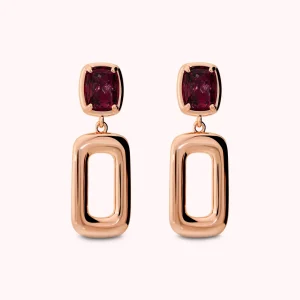 Orecchini Essentiel Pendenti con Prisma Gem a Baguette