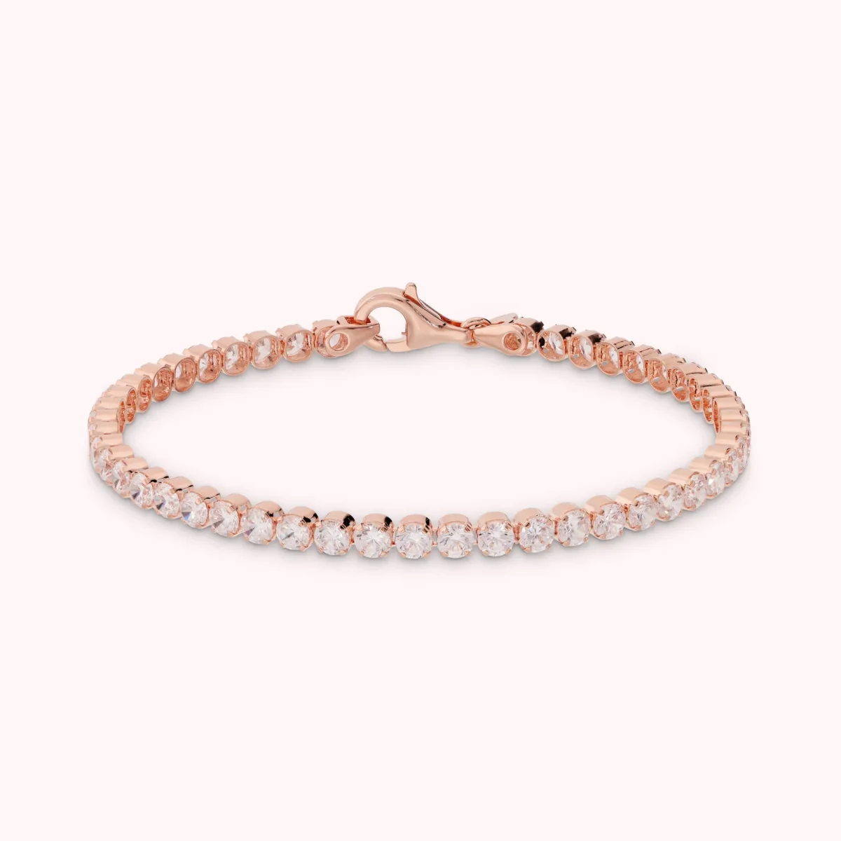 Bracciale Tennis con Cubic Zirconia Tonde