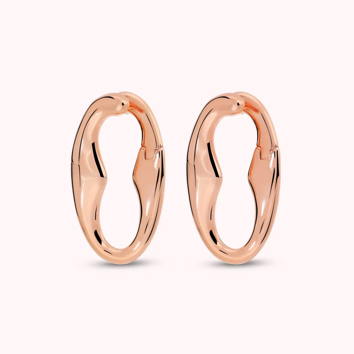 Orecchini Maglia Marina Lucidi