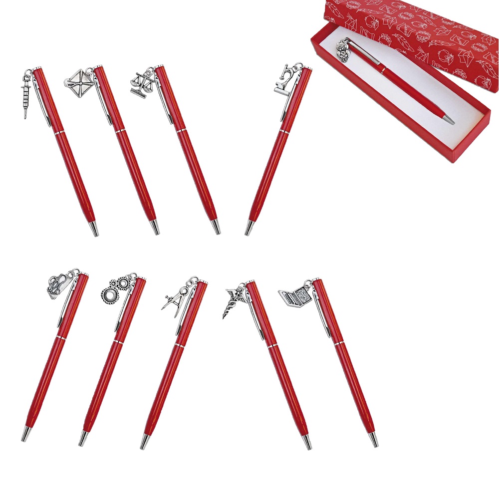 Biro con Ciondolo Laurea in Argento