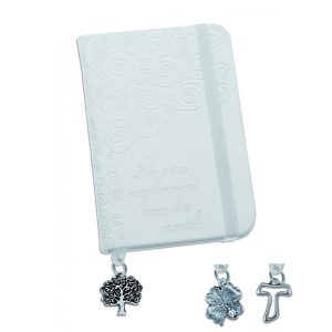 Blocco Note Piccolo con Ciondolo in Argento