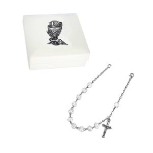 Bracciale Rosario in Scatolina con Calice