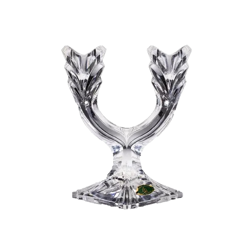 Candelabro 2 Fiamme Cristallo Bougie