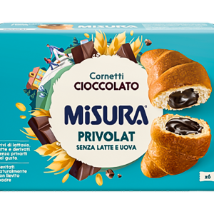 Misura Privolat Cornetti Cioccolato Senza Latte e Uova 298g