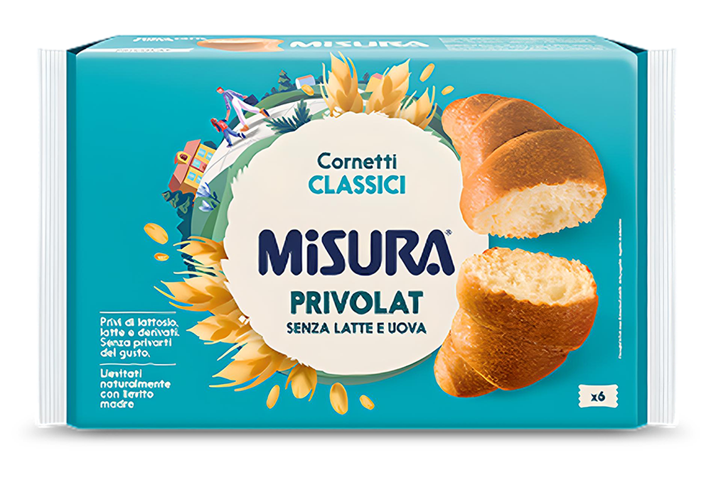 Misura Privolat Cornetti Classici Senza Latte e Uova 246g
