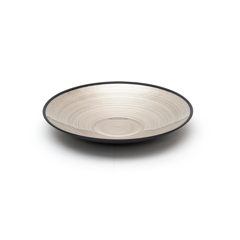 Centrotavola Nero e Platino – Rosenthal