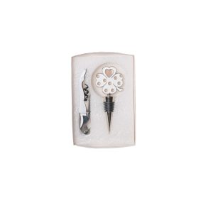 Set Cavatappi e Tappo Quadrifoglio con Pois – Margot