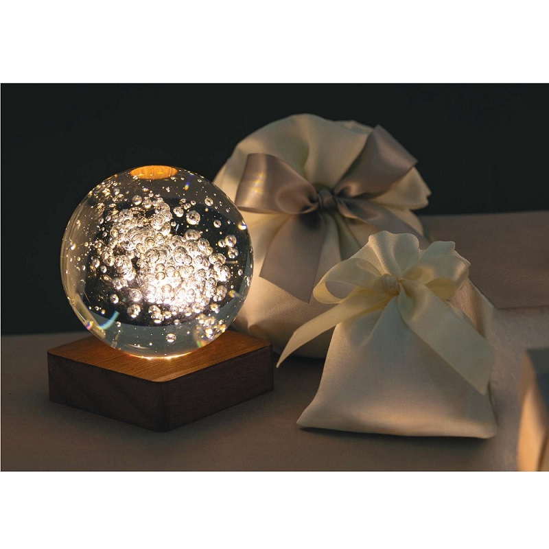 Sfere Luminose con Bolle