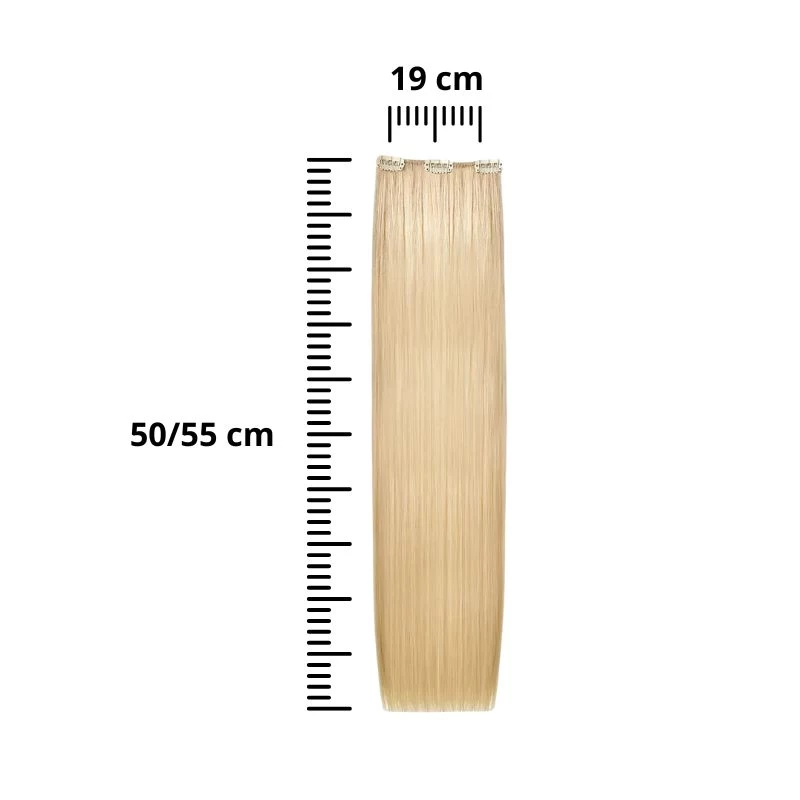 She Extension Clip Capelli Veri Fascia 19 cm Lunga 50/55 cm