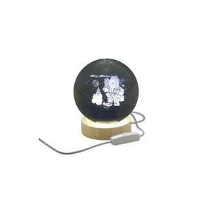 Sfera Luminosa Babbo Natale