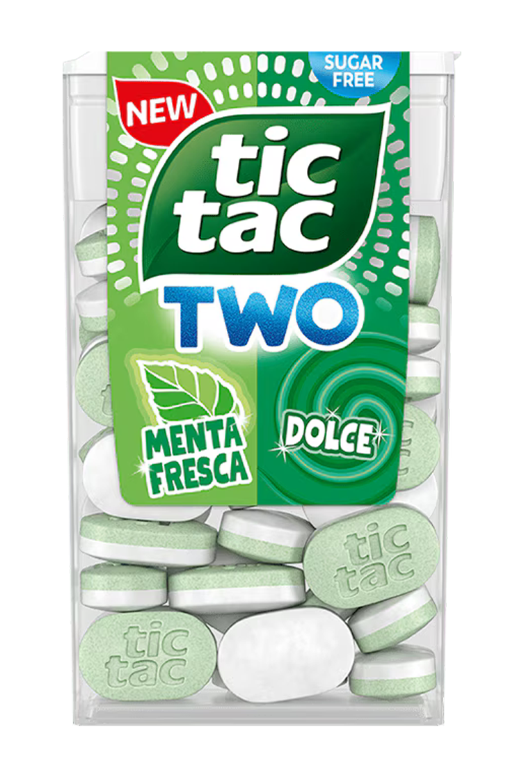 Tic Tac TWO Menta Fresca e Dolce 38,5g