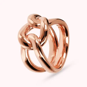 Anello a Fascia con Maglia Intrecciata