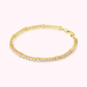 Bracciale Tennis Golden con Cubic Zirconia
