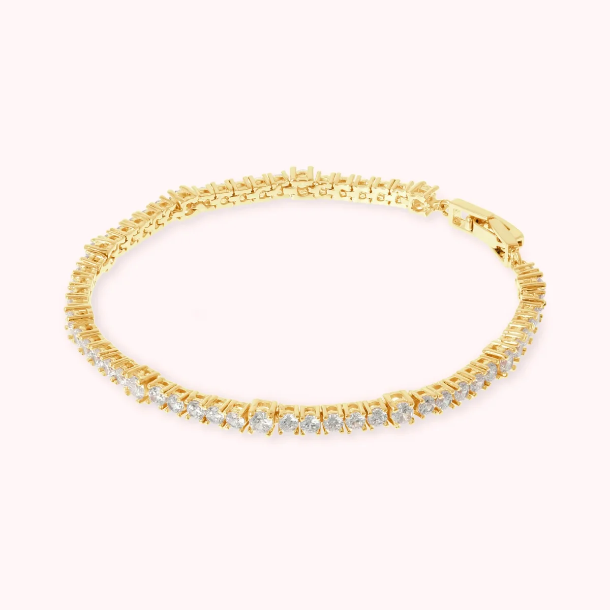 Bracciale Tennis Golden con Cubic Zirconia
