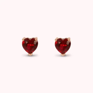 Orecchini Cuore a Lobo in Cubic Zirconia