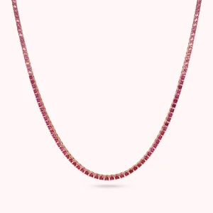 Collana Tennis con Cubic Zirconia Effetto Dégradé