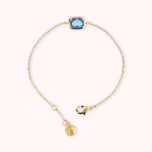 Bracciale Catena Forzatina Golden con Prisma Gem a Baguette