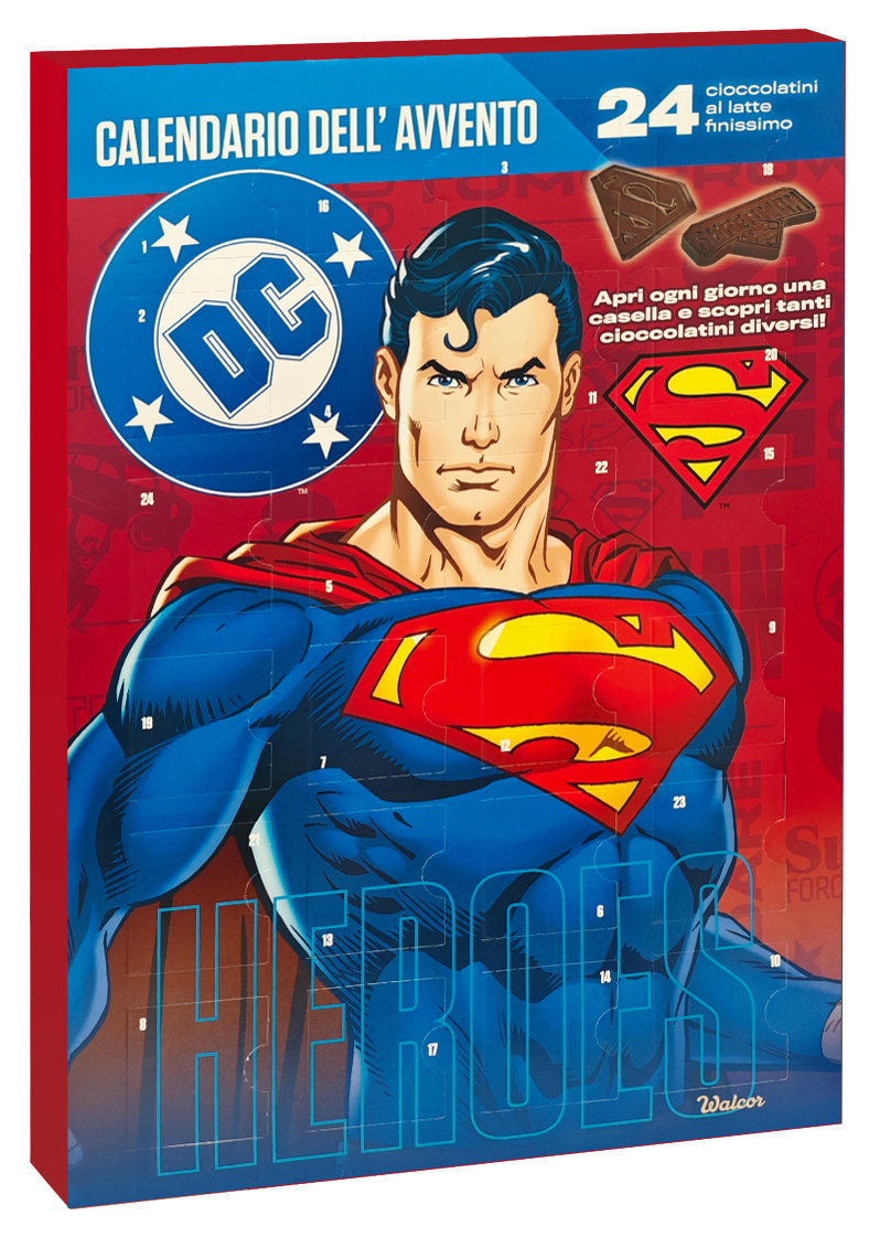 Walcor Calendario dell’Avvento Superman 200g