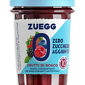 Zuegg Marmellata ai Frutti di Bosco Zero Zuccheri Aggiunti 220g